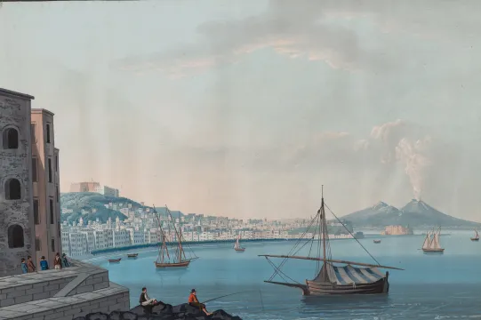 Panorama over Napoli sett fra Posilipo