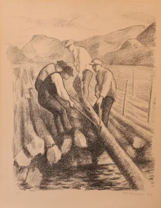 Lensekara I / Tømmerlasset