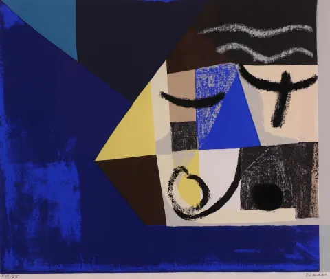 Komposisjon i blått