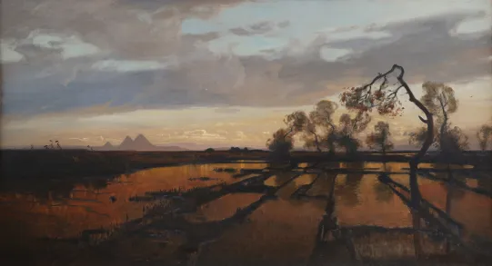 På tidspunktet for Nilens flom