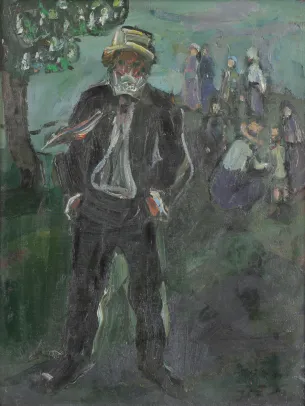 Mann, skisse malt Abelhaugen 1940