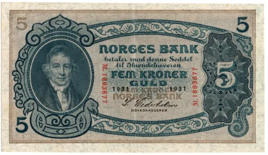 5 kroner 1931 M