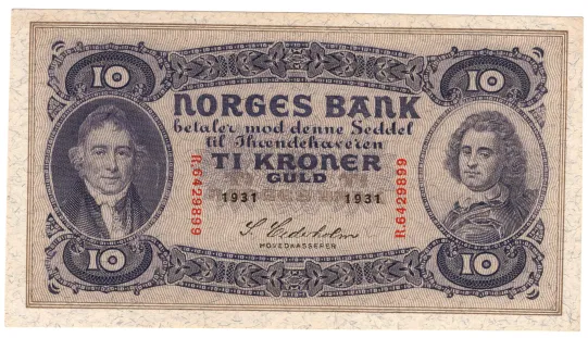 10 kroner 1931 R