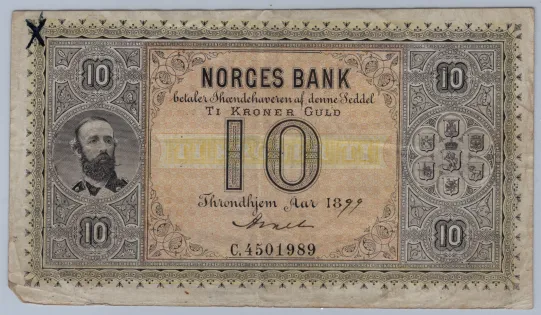 10 kroner 1899 C