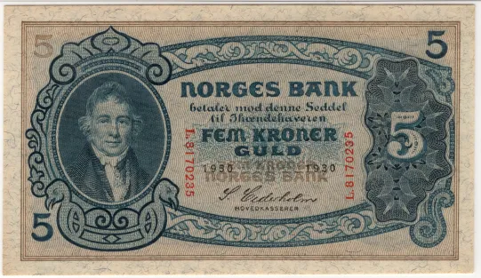 5 kroner 1930 L