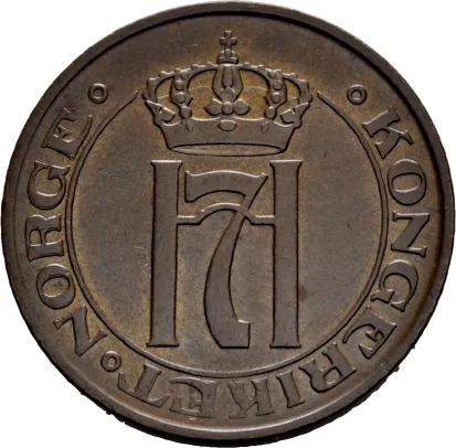 5 øre 1912 Haakon VII