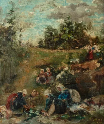 Opl. "Vaskekoner ved elven"