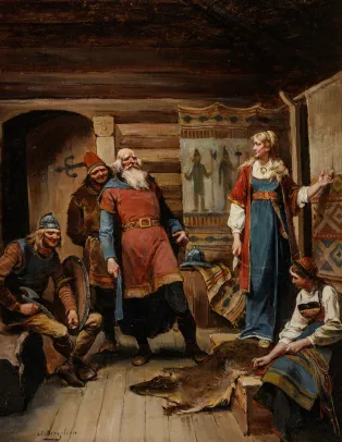 Frierbud fra Harald Hårfagre til Gyda