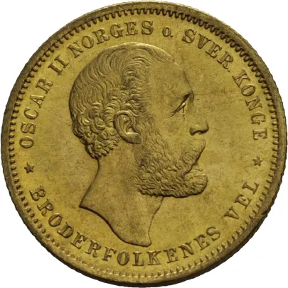 20 kroner/5 Spc. 1875 Oscar II