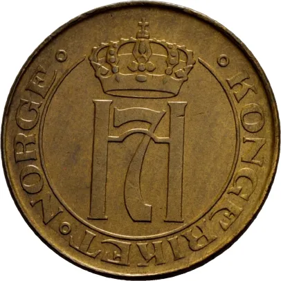 5 øre 1921 Haakon VII