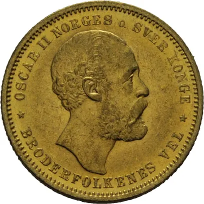 20 kroner 1878 Oscar II