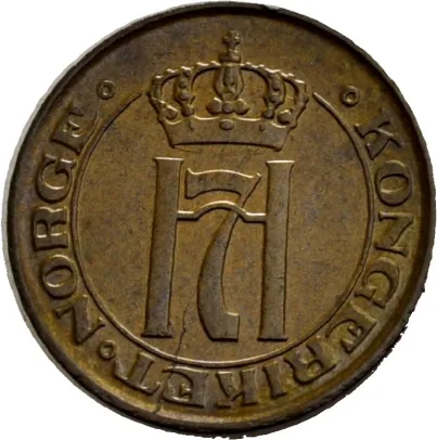 1 øre 1912 Haakon VII
