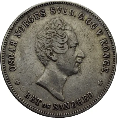 Speciedaler 1848 Oscar I