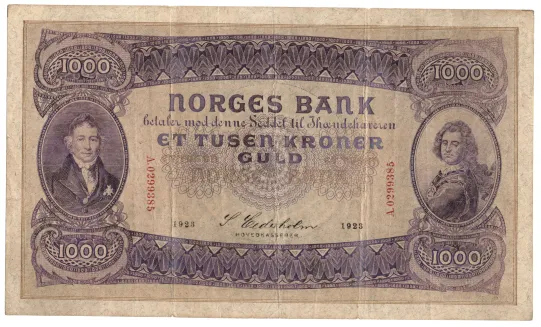 1000 kroner 1923 A