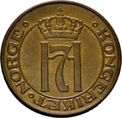 5 øre 1914 Haakon VII