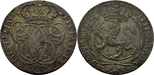 4 mark 1699 Christian V Kongsberg