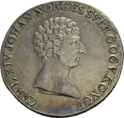 1/2 speciedaler 1821 Carl XIV Johan