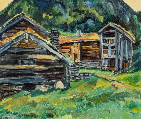 Opp. "Vondåsmunds gård, Rygnestad, Setesdal"