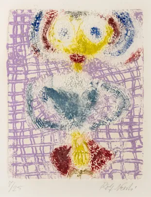 Metalltrykk 7/25 "Innflytting i kvinne"