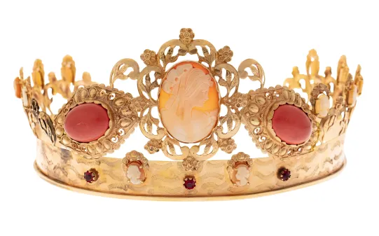 Tiara i gull