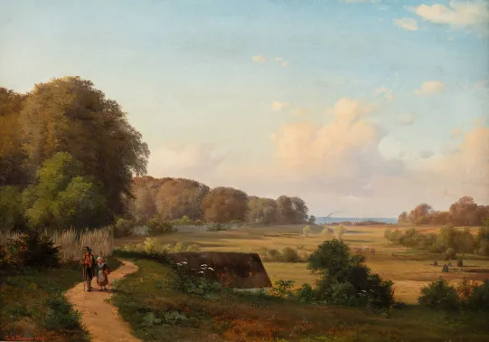 Landskap med figurer