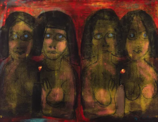 Portrett av 4 personer