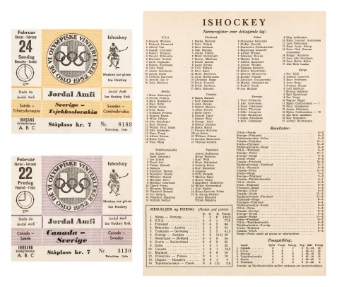 Billetter OL Oslo 1952