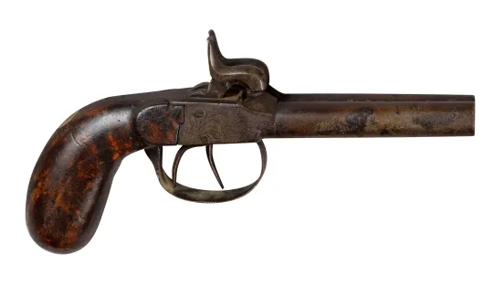 Dobbeltløpet Perkusjonspistol