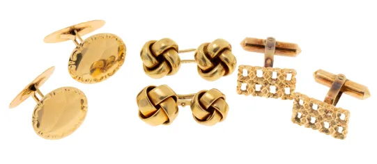 Mansjettknapper 3 par