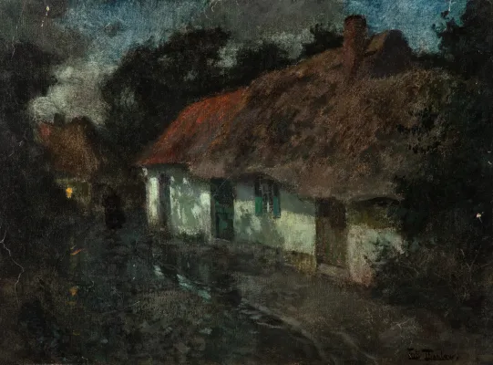 Måneskinn i landsby