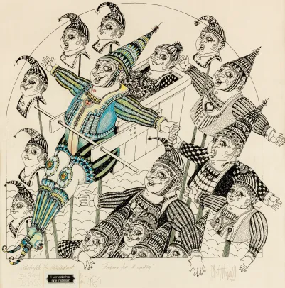 "Kjærligheten er et speilbilde" og "Figurer fra et opptog"