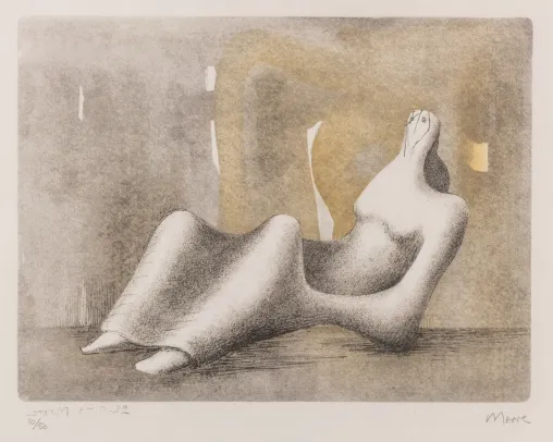 Reclining Figure, Sunset