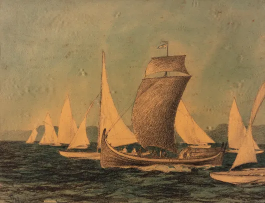 Nordlandsbåt og seilbåter