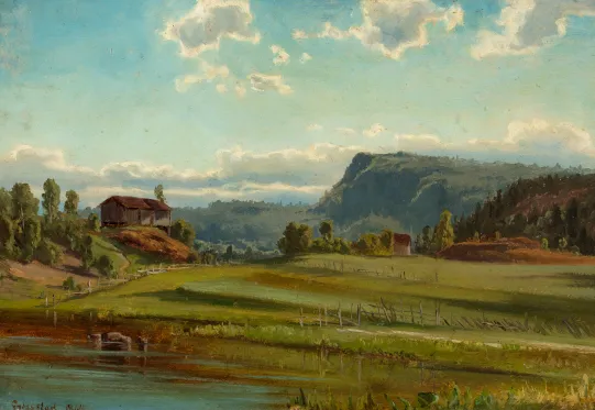 Fra Gyssestad mot Skaugum