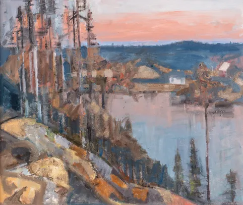 Høstlandskap, Skjebergdalen