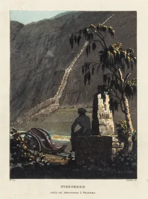 Stenskred ved Skogstad i Valdres