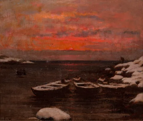 Robåter i aftenstol