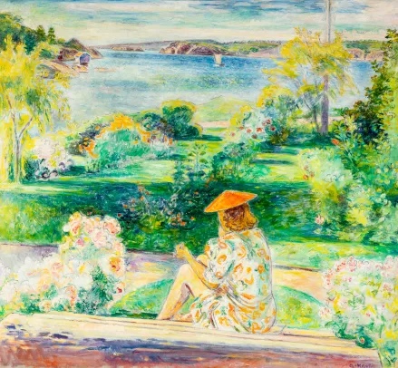 Sommerdag på trappen, Rønnes