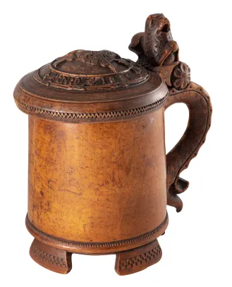 Drikkekanne/løvekrus