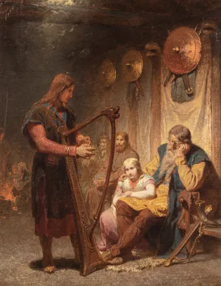 Sigvat skald spiller for Birger Jarl