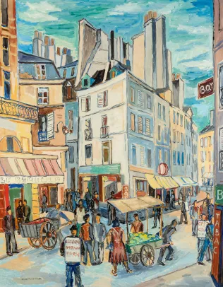 Morgen i Rue Mazarine, Paris