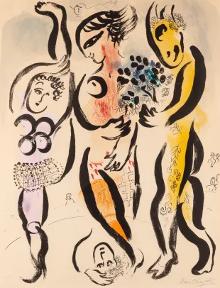 Les trois acrobates / The Three Acrobats 