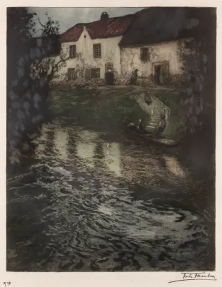 Aften i Audenarde / Audenarde soir