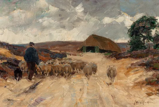 Landskap med sauegjeter