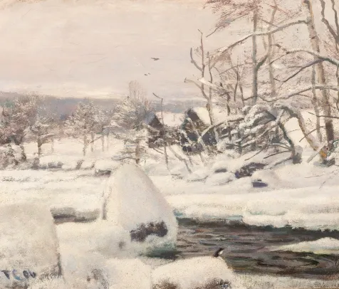 Fra Mesna, vinter