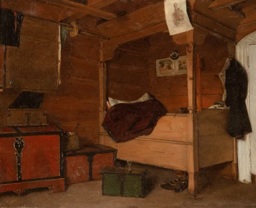 Interiør fra Opheim i Hardanger