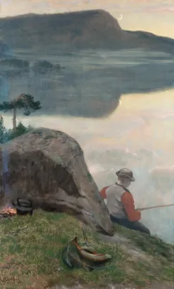 Fiskeren. Aftenstemning