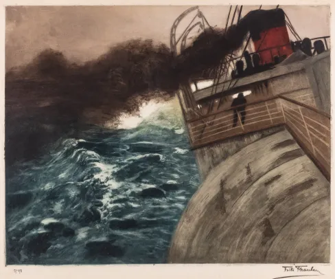 Atlanterhavsdamperen / La Transatlantique