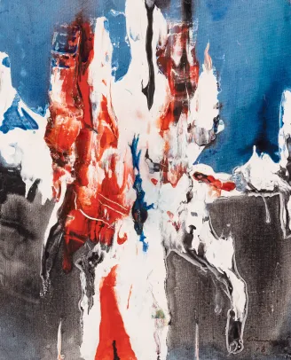 Studier i rødt, hvitt og blått