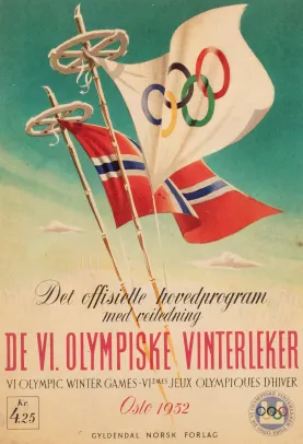 Hovedprogram tild De VI. olympiske vinterleker, Oslo 1952